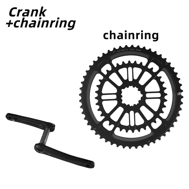 SENICX PR3 High-Quality Road Bicycle Crankset 165/170/172.5/175mm