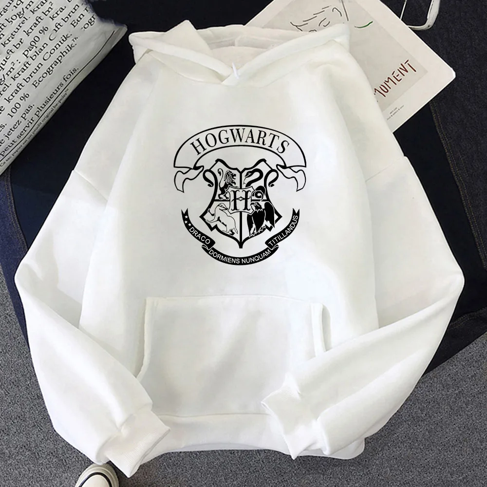 Hogwarts Harajuku Hoodies Long-sleeved Magic Sweatshirt for Boys/girls Comfortable Clothing Moletom Feminino Simplicity Pullover 3