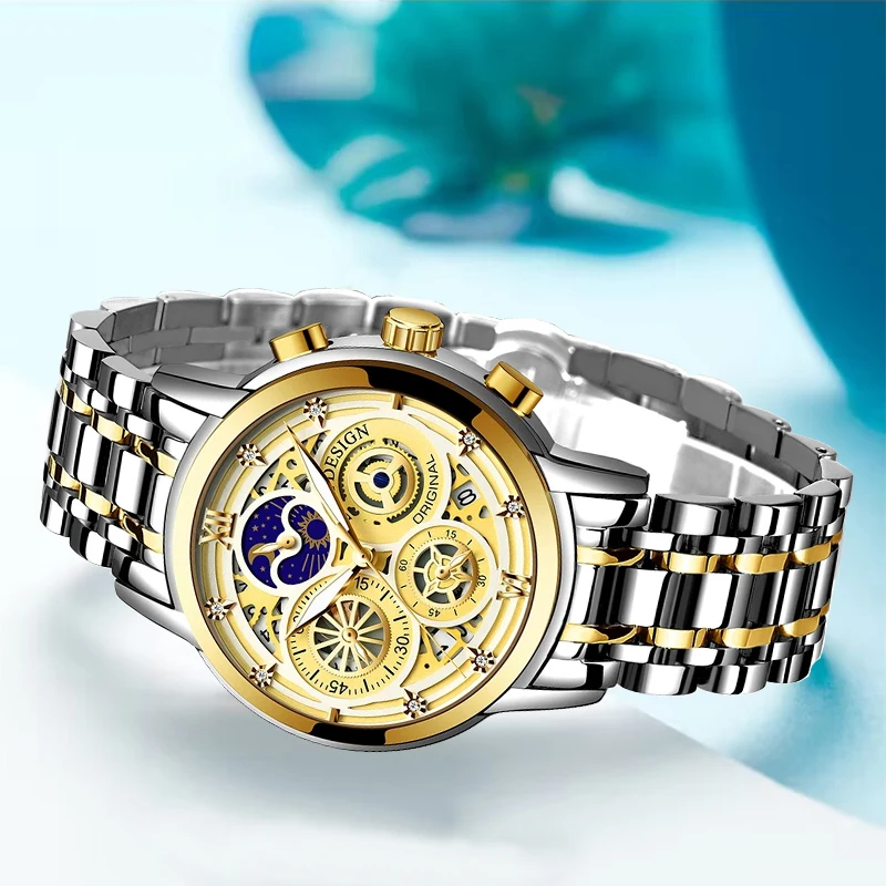 LIGE 2023 New Women Watches Top Brand Luxury Women's Bracelet Hollow Watch Ladies Waterproof Quartz WristWatch Relogio Feminino