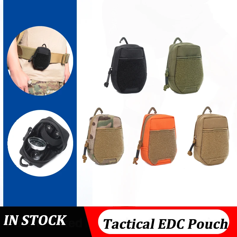 

Tactical EDC Pouch Molle Wallet Bag Portable Key Coin Purse Outdoor Waist Fanny Pack Earphone Bag Mini Key Holder Pouch Hunting