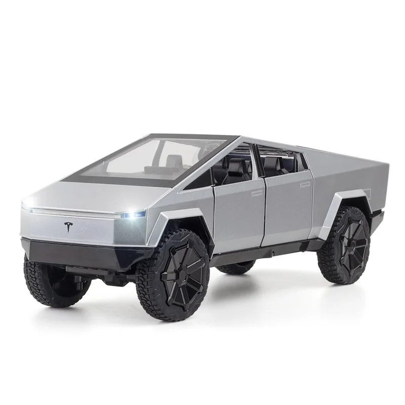 remote control boats Suv 1/64 Tesla Cybertruck Pickup Alloy Car Model Diecasts Metal Toy Vehicles Car Model Simulation Collection Matchbox Cars Gift pixar cars diecast