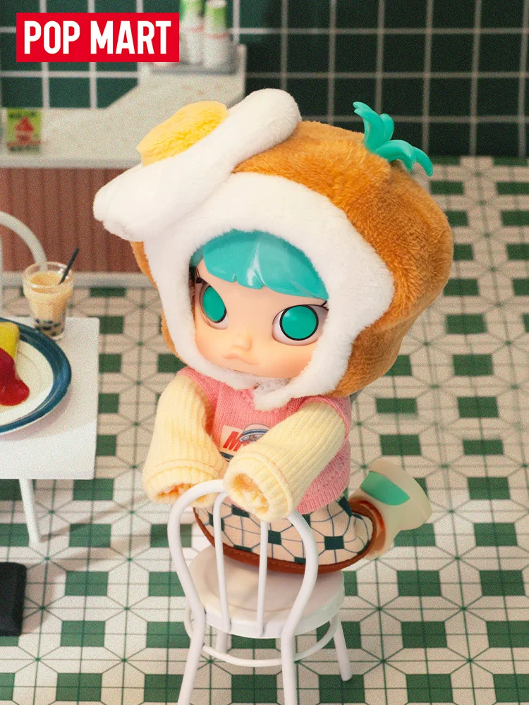 

POP MART MOLLY Little Gourmet 1/12 Movable Doll Original Kawaii Doll Action Figure Toys Surprise Collection Model Mystery Box