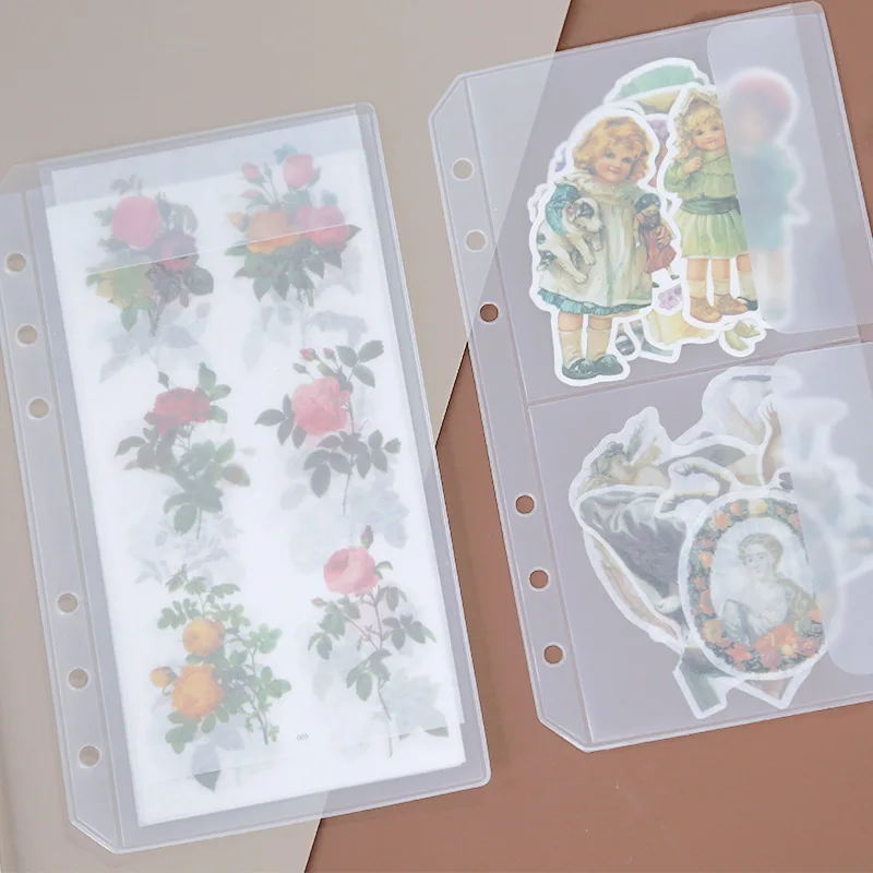 5Pcs A5A6 Binder Zipper Folders