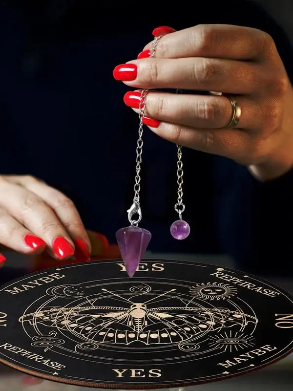 Wooden Pendulum Divination Decision Making Board