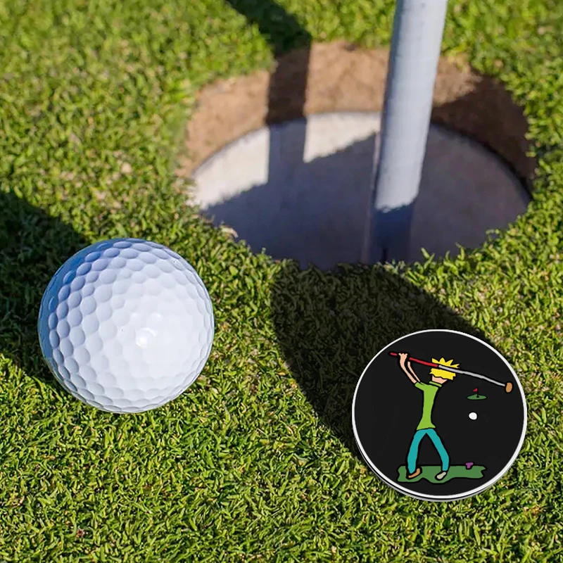Golf Ball Mark Golf Hat Clip Enamel Clips Jewelry Gift