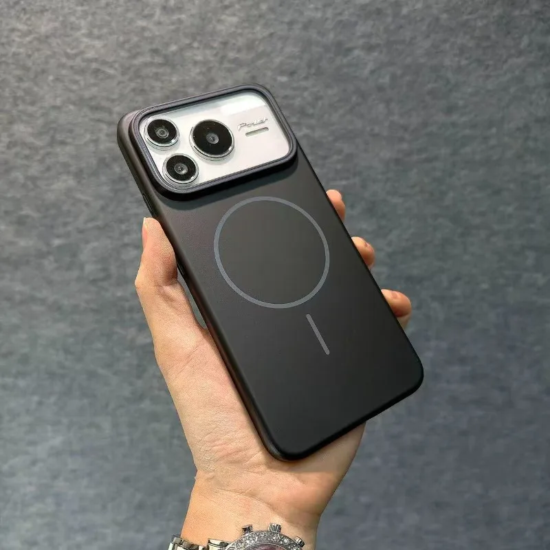 Enhanced Magnetic Shockproof Case with Matte Finish - Hard PC Protection Cover