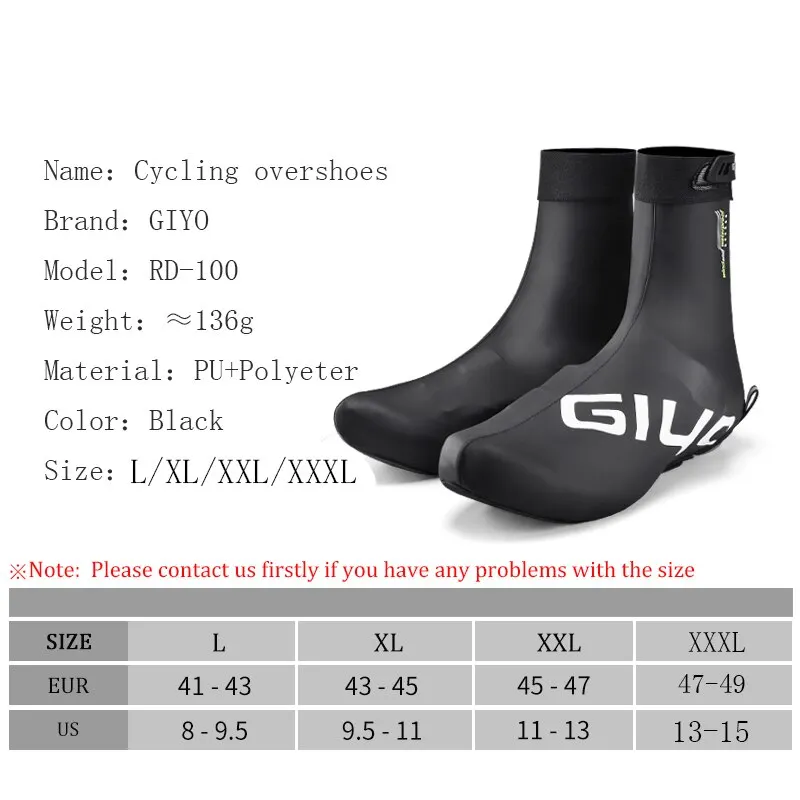 Waterproof Cycling Shoe Covers Women Men MTB Road Bike Racing Overshoes Lock Protector