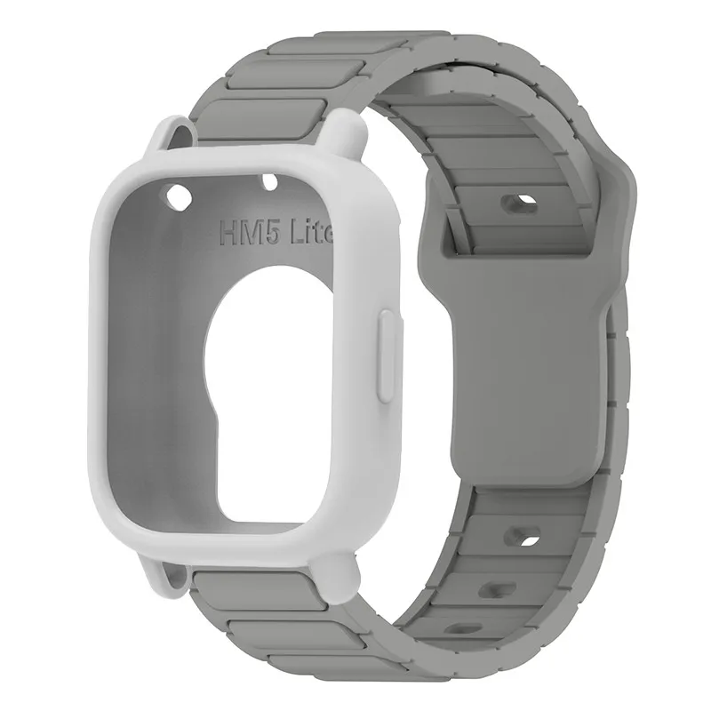 Silicone Protective Case and Strap for Smartwatch - Hollow Out Design