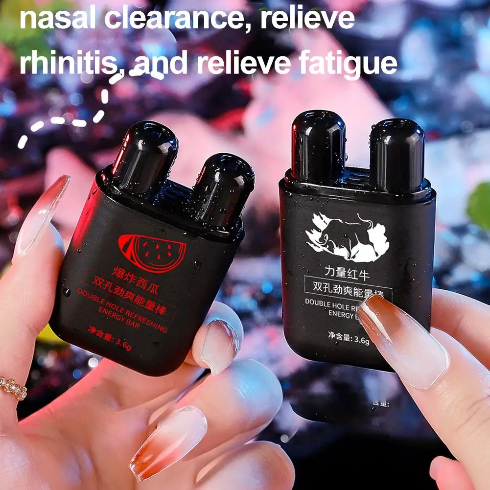 Aromatherapy Stick Double Hole Nasal Inhaler