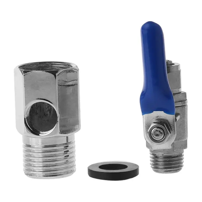 Water Purifier Reverse Osmosis Tee Inlet Ball for Valve Set 1/2" BSP To 1/4" Tub N0PF water purifier faucet ro water tube connector ro water tube fitting water pipe fitting water filter ball valve accessories replacement