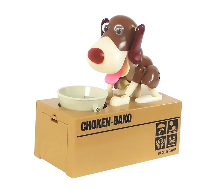 Automated Dog Steal Money Box Piggy Bank Coin Bank For Christmas Gift Kids Birthday Gift Money