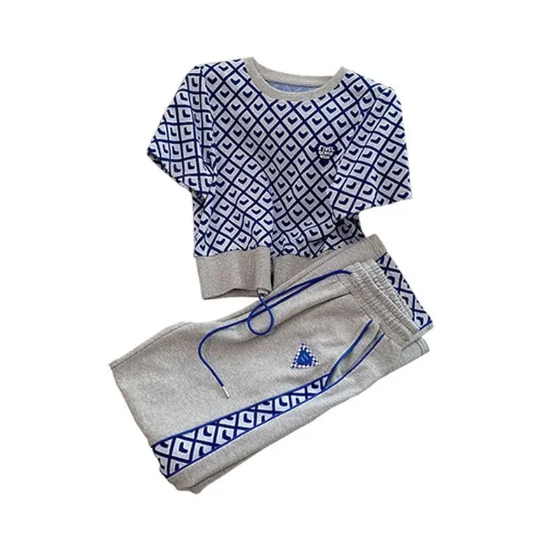Sports and Leisure Two-piece Set for Women's Summer Short Sleeved 2024 New Korean Version with a Trendy and Stylish Temperament