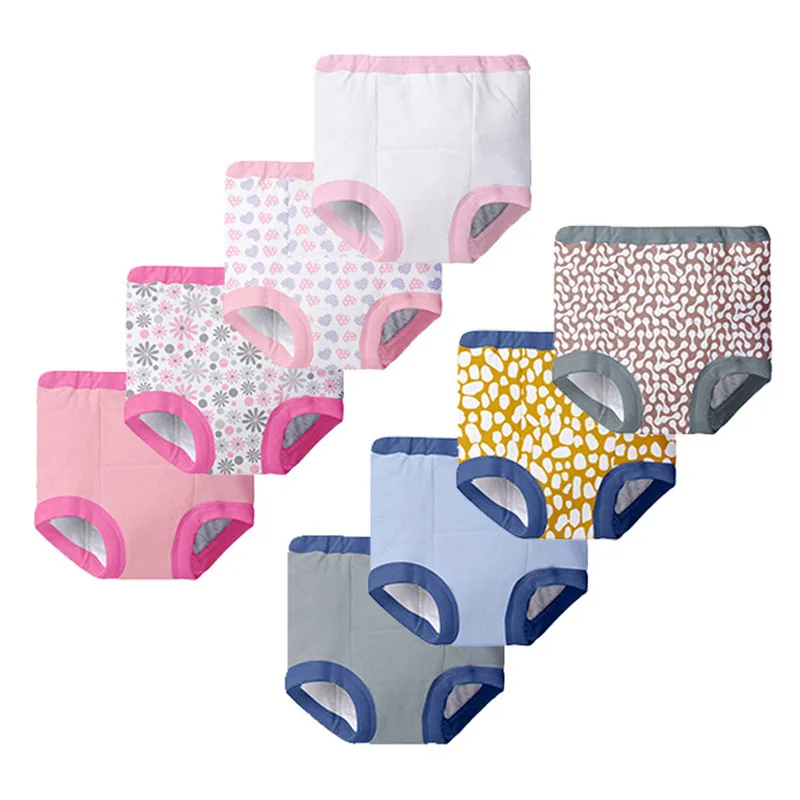 Training Pants Ecological Diapers Reusable Baby Kids Cotton Potty Infant Shorts Underwear Cloth Diaper Nappies Child Panties