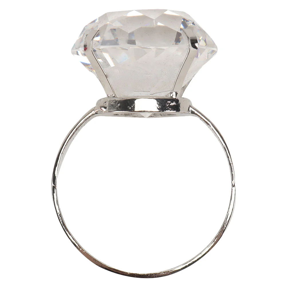 

Diamond Ring Props Engagement Decorations Simulated Wedding Anniversary Decorative Rings Commemorate Geometry