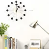 Quiet Round Ball Wood Wall Clock, Home Decor, Modern Design, 3D Clocks for Living Room, Decoration Accessories with Import Movem 4