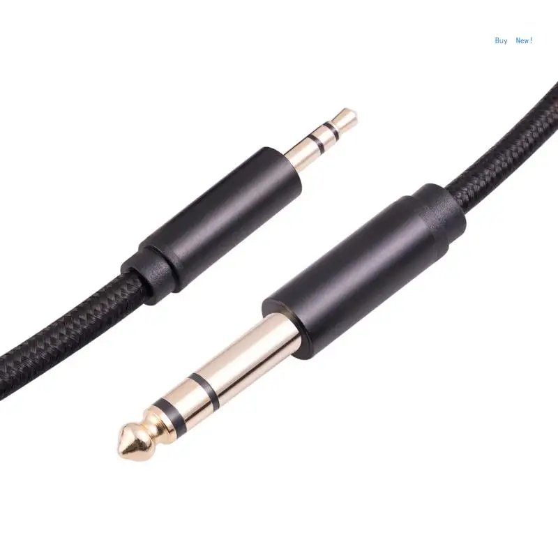 

6.35mm Male 1/4 to 3.5mm Male 1/8 TRS Stereo Cable, Headphone Adapter