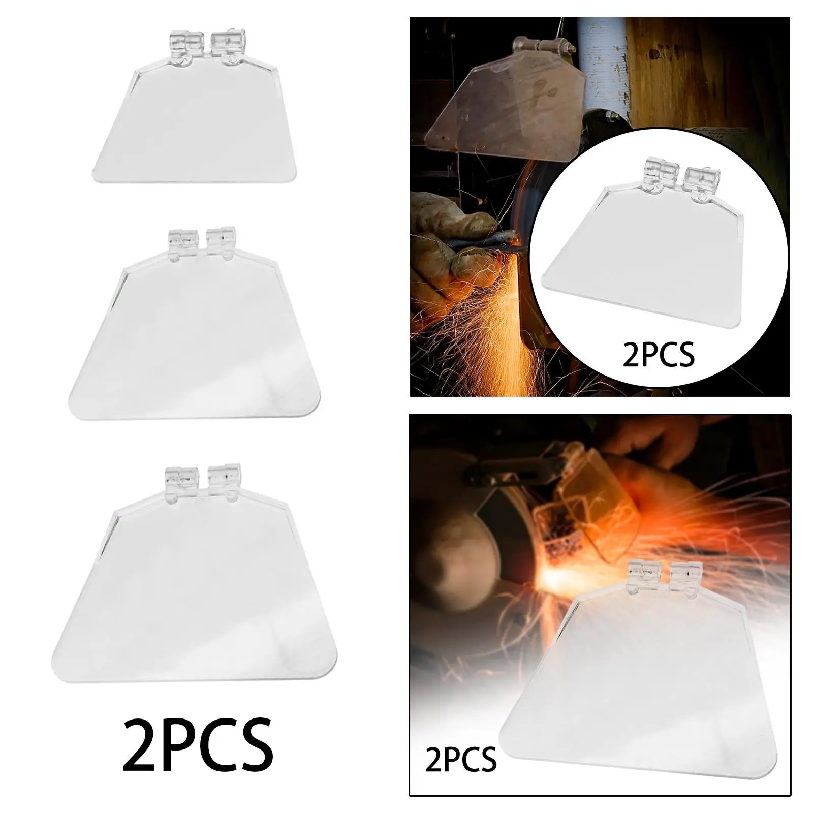 Bench Grinder Eye Shield Grinder Protective Shields for Cutting Soldering Argon ARC Welding Electric Welding Construction Site