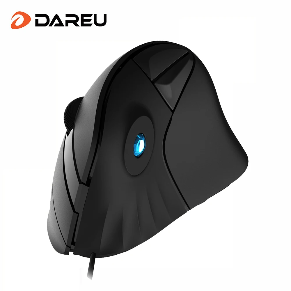 

Вертикальная игровая мышь DAREU 6400 DPI, эргономичная проводная мышь 1,8 м, мышь для правой руки, 6 кнопок, мышь для ПК, ноутбука, компьютера