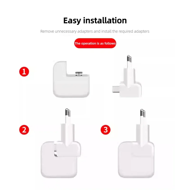Universal World Travel Plug Set with Interchangeable Adapter Tips
