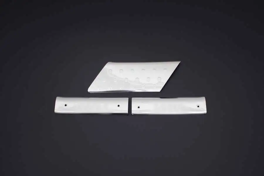 

Fiat Doblo Door Sill Guards (2000 2022) -3 Pcs. -St. Steel - Panel Van/LAV