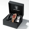 POEDAGAR Fashion High Quality Women Wristwatch Waterproof Date Ladies Watch Rectangle Stainless Steel Women's Quartz Watches+Box