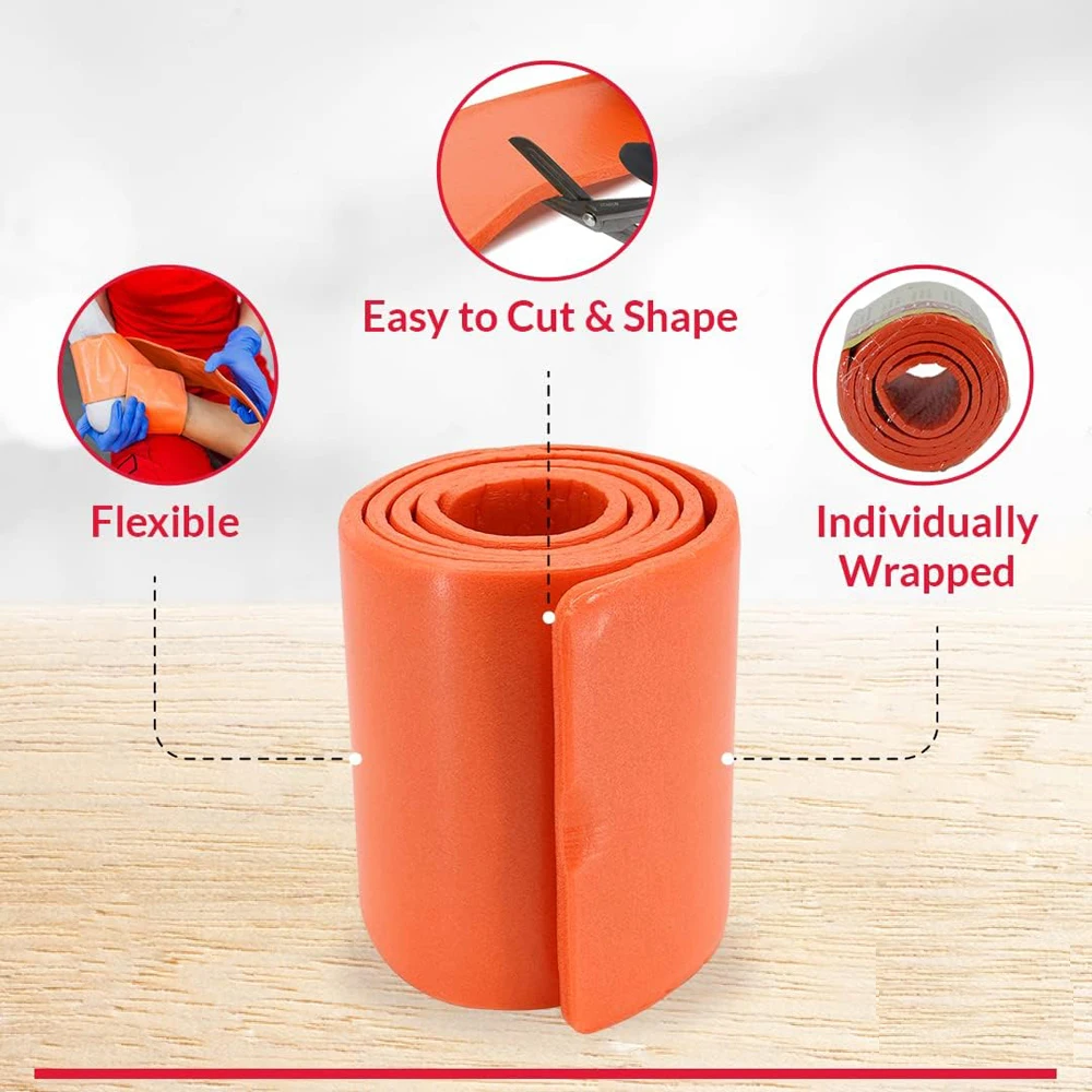 New First Aid Aluminum Splint Roll 11*46cm Medical Survival Polymer For Fixture Bone Emergency Medical Kit Outdoor Travel 4