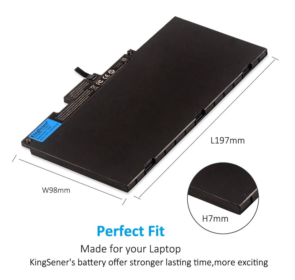 Kingsener-bateria do Portátil 51wh Ta03xl para hp Elitebook 755 G4840 G4848 G4850 Series Hstnn-ib7l Hstnn-lb7j 854047421 - Imagem 3