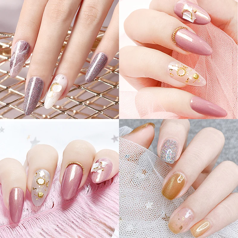 MIZHSE 18 Colors Glitter Gel Polish UV Gel Nail Polish Shining Varnish Hybrid Nail Gel Luxury Top Base Coat Nail design Manicure 3