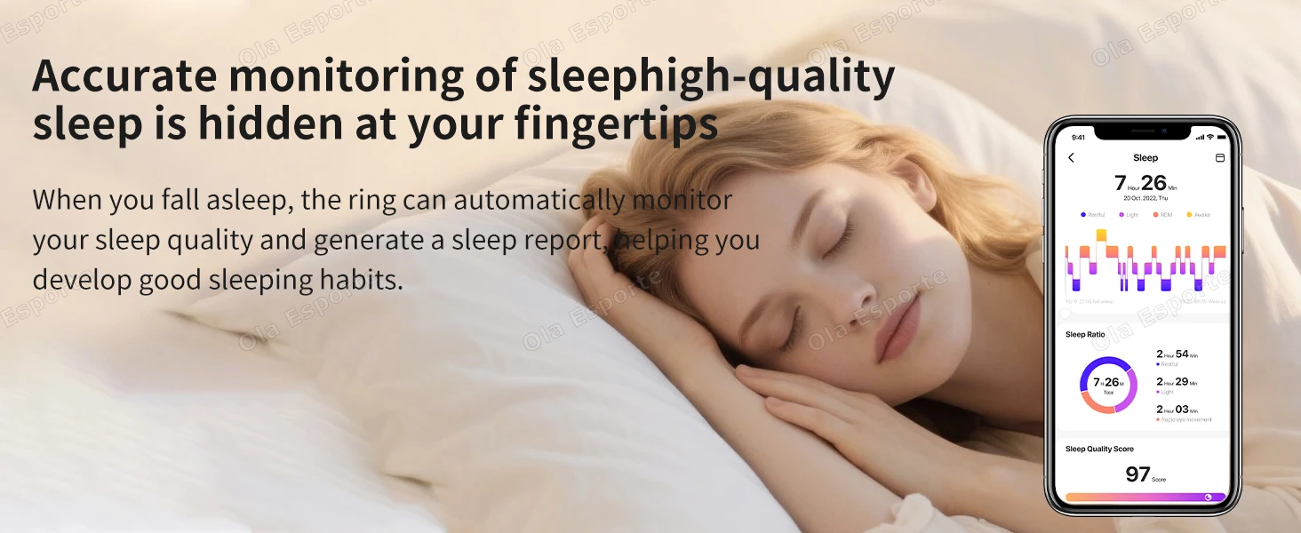 Smart Ring For Health Management Blood Pressure Heart Rate Sleep_voghion.com