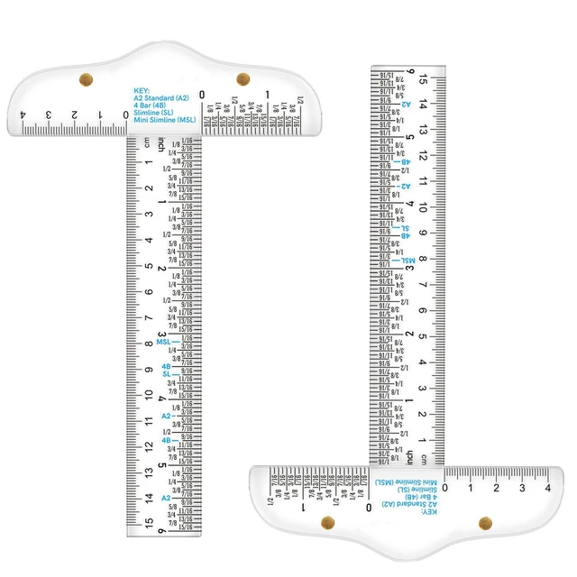 T Square Ruler Acrylic Clear Ruler For Drawing 6 Inches T Ruler T Ruler For  Crafting Drafting Layout Work Art Framing & Drafting - AliExpress