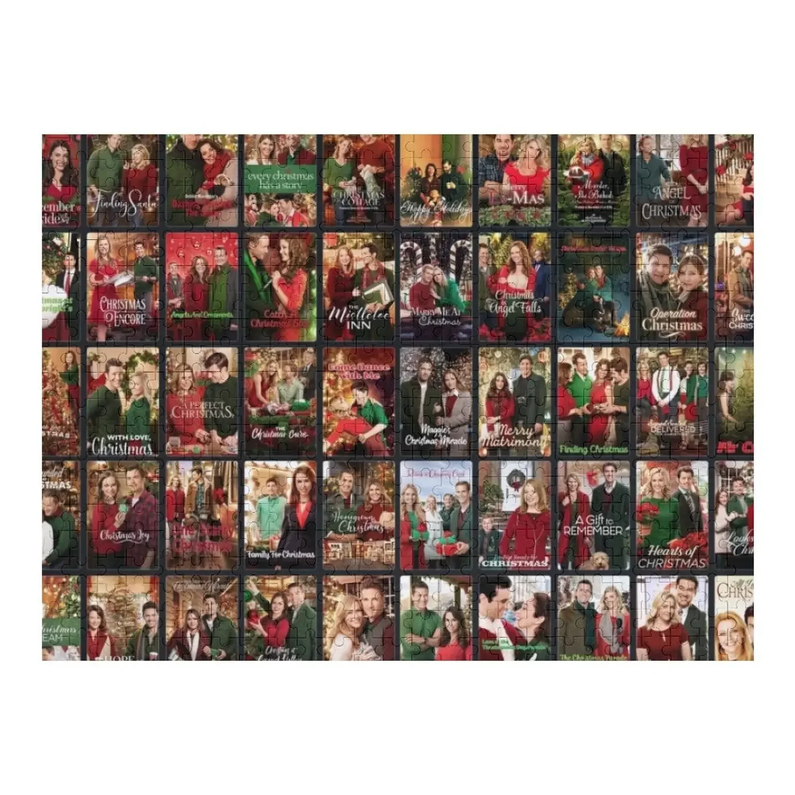 Christmas collage The classics Jigsaw Puzzle Wooden Jigsaws For Adults Wood Photo Personalized Puzzle valentine s day gift custom photo frame puzzles ornaments 12 reasons why i love you with name date diy wood puzzle piece collage