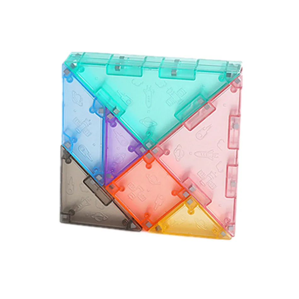 LTFIOON Magnetisches 3D Tangram Puzzle - Lernspielzeug Für Kinder Ab 3 Jahren