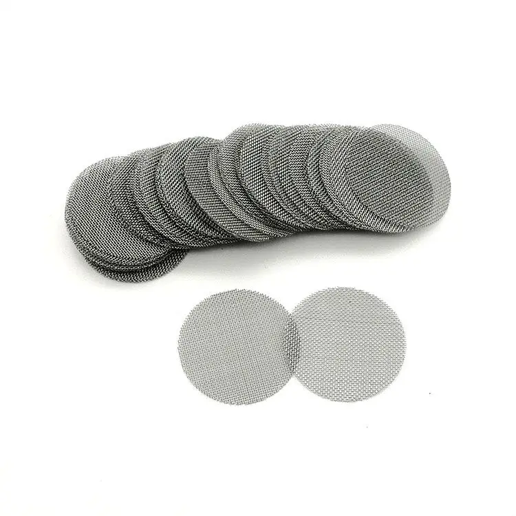 20pcs 0.2mm thick 60 Mesh 9size 12.7mm 15mm 16mm 19mm 20mm Stainless Steel Smoking Pipe Screen Smoking Accessorie Metal Filters 4