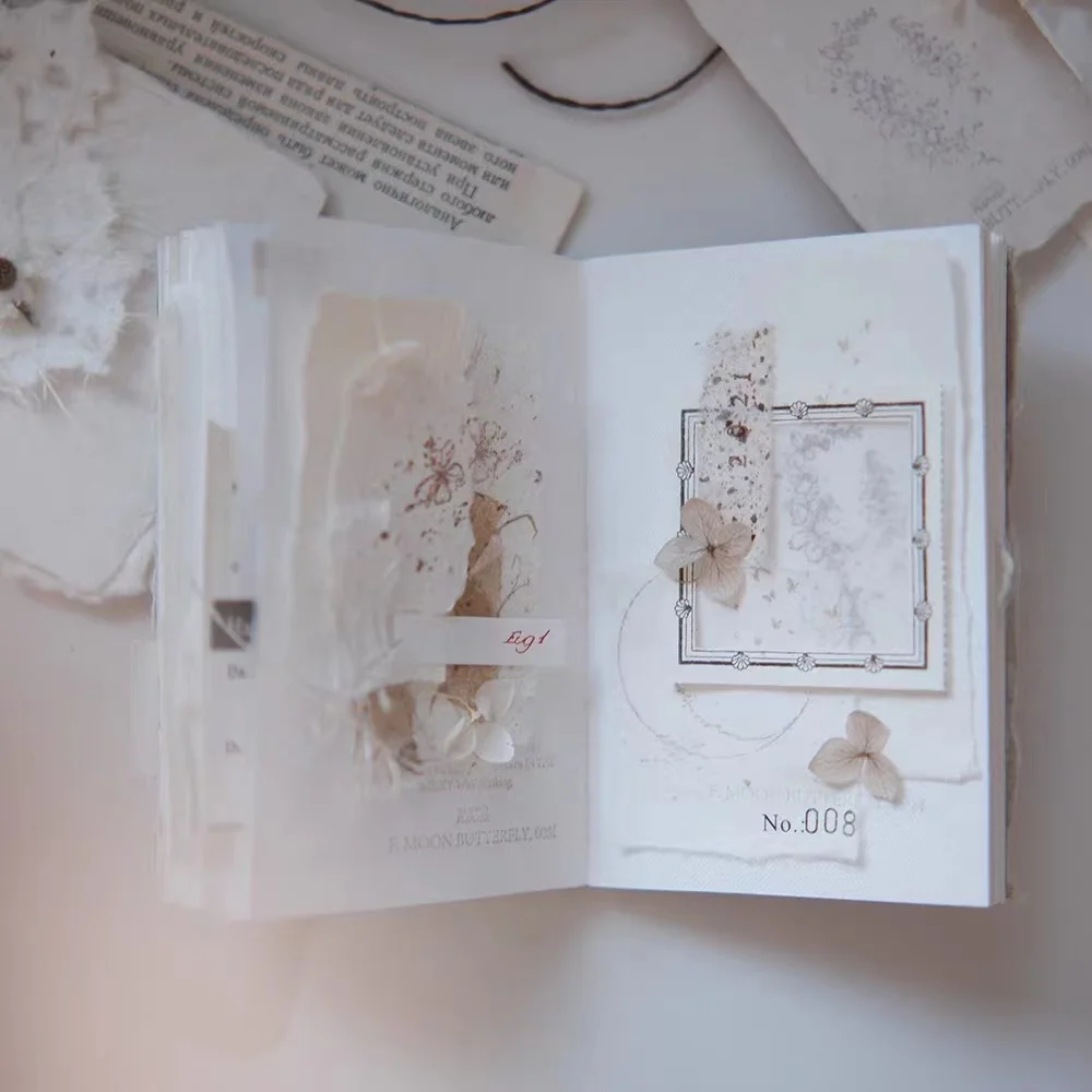 ヴィンテージゾイリーバタフライフローラルムーンウッドラバースタンプ