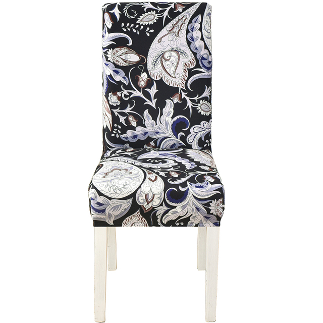 Chair Covers for Dining Room Printed Stretchable Dining Chair Slipcover Washable Removable for Kitchen Hotel,Restaurant