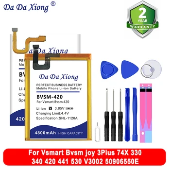 BVSM-330 BVSM-530 BVSM-441 50906550E BVSM-441 Replace Battery For Vsmart Bvsm joy 3Plus 74X 330 340 420 441 530 V3002 50906550E