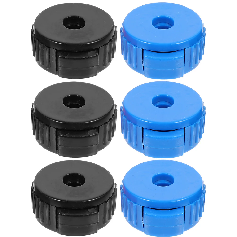 

6 Pcs Cymbal Quick Release Cap Drum Replacement Kits Nuts Rollers Cymbals Parts Assembly to Disassemble