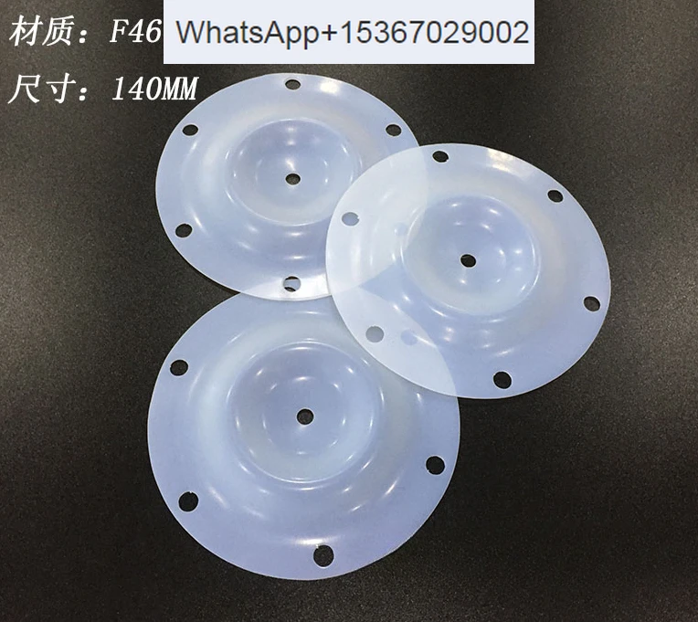 

Pneumatic diaphragm pump fittings 10 15 corrosion-resistant F46 diaphragm with a diameter of 140MM.