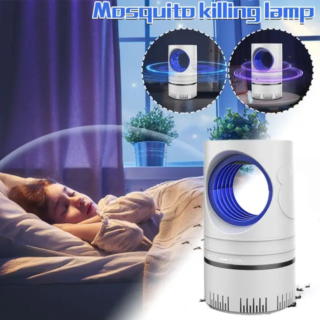 Elektromos Szúnyog Swatter Szúnyoggyilkos Lámpa Usb Újratölthető Gyilkos Denevér Hibás Légy Inhalációs Csendes Csapda Zapper L9W8 - Image 3