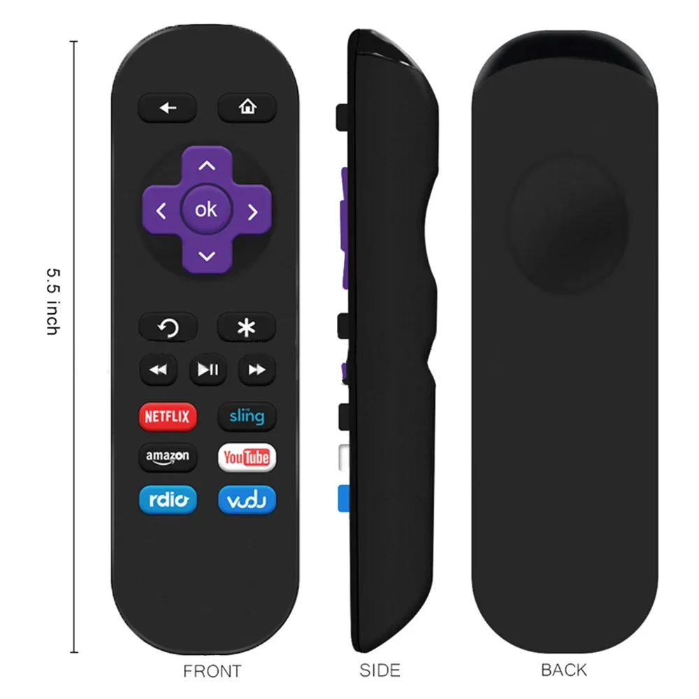 New for Roku 1 2 3 Replacement Remote Control for Roku Express Express+ LT/HD/XD/XDS/N1