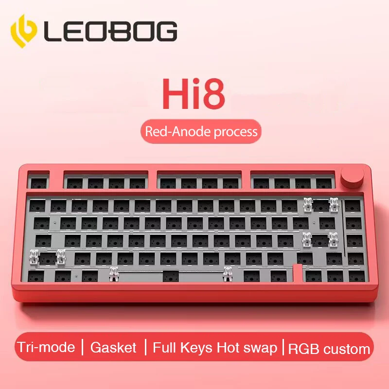 LEOBOG Hi8 75% Custom Wireless Aluminum Mechanical Gaming Keyboard