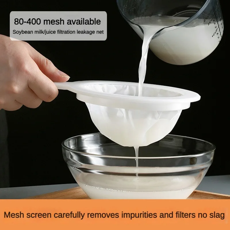 1pc 80/100/200/400Mesh 핸드헬드 고밀도 메시 필터백