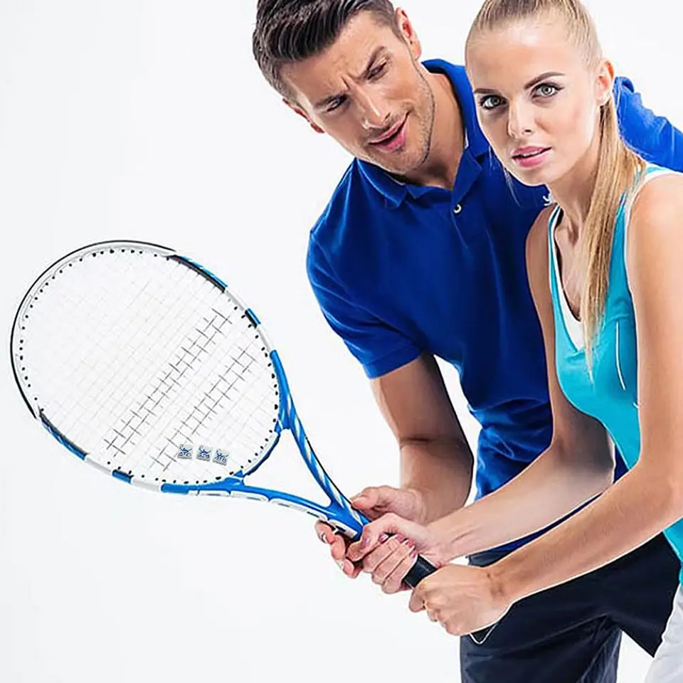BESPORTBLE 4pezzi Ammortizzatori per Racchetta da Tennis in Silicone Anelli Antivibrante per Tennis Riducono Efficacemente Le Vibrazioni dei Colpi