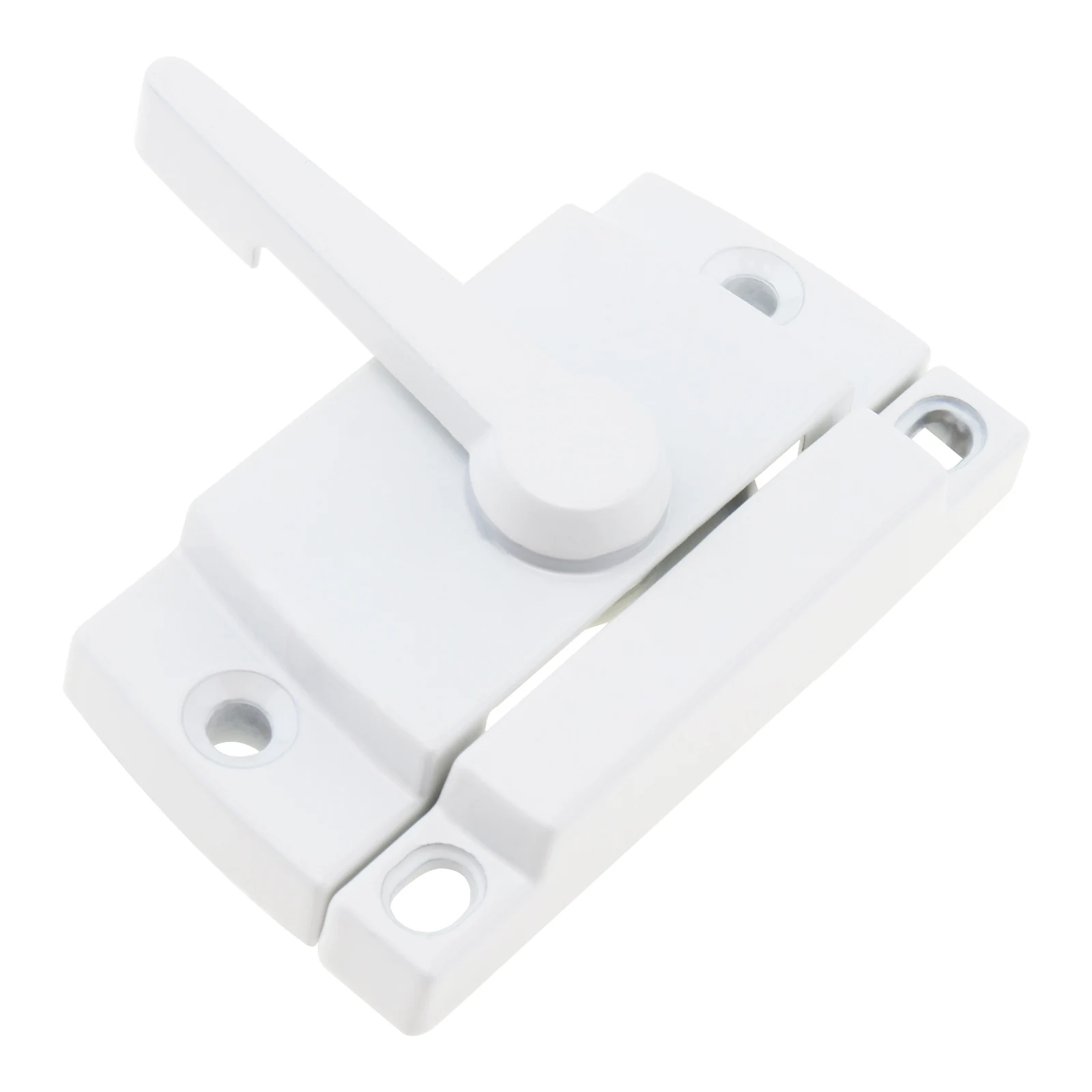 Window Lock Zinc Alloy Sliding Window Sash Lock White Cam Sash Locks for Double Hung Latch