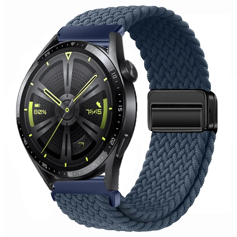 Nylon Braided Watch Strap - Durable Fabric Bracelet Wristband