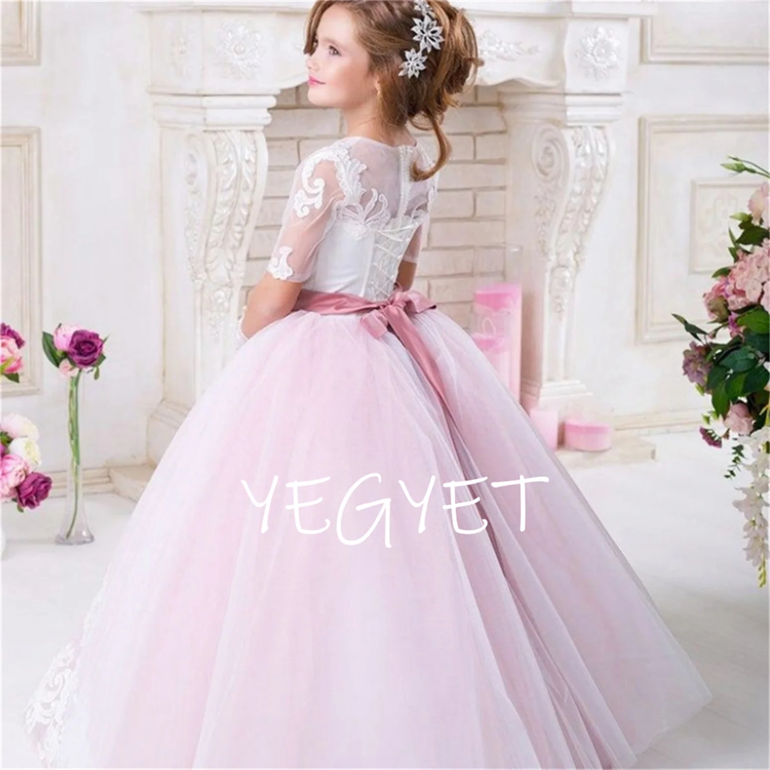 vestido-vintage-de-renda-meia-manga-feminino-vestido-florista-branco-casamento-festa-de-aniversario-concurso-de-princesa-luxo-rosa