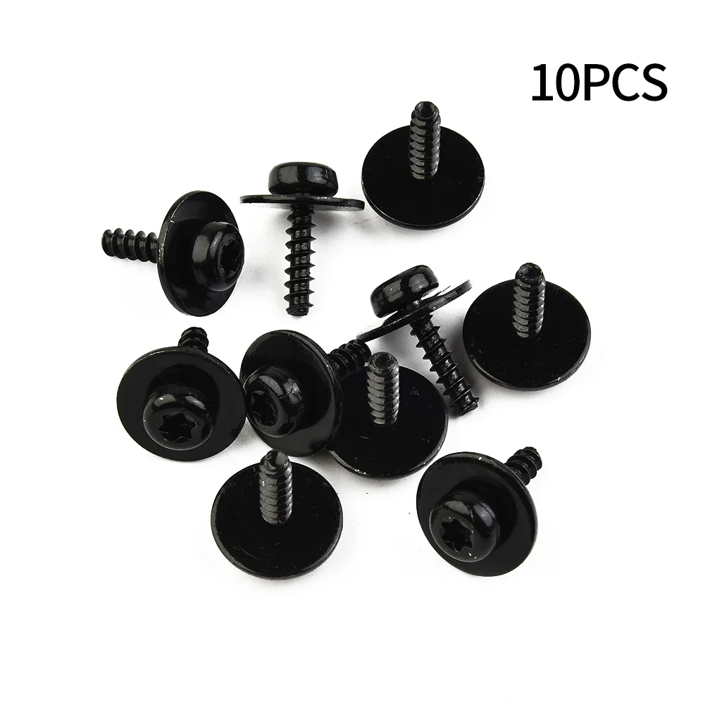 Under Engine Screw Bolt 10pcs Air Dam Deflector Black For Ford Focus Escape Shield Accessories
