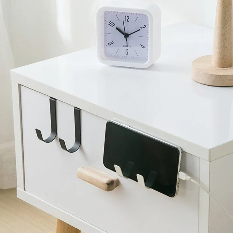 Description Picture 2 of item2PCS Metal Hooks Kitchen Cabinet Door Back Hook Bathroom Hanging Rack Clothes Hat Towel Hanger Storage Hook Office Accessories