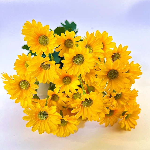 Artificial Daisy Flowers Silk Fake Small Daisy for Wedding Home Table Decor  Small Daisies Artificial Flowers for Home Decoration - AliExpress