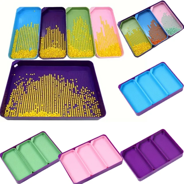 3 Grid 3 in 1Diamond Painting Tray Mat Kits: Bring Out Your Artistic Side